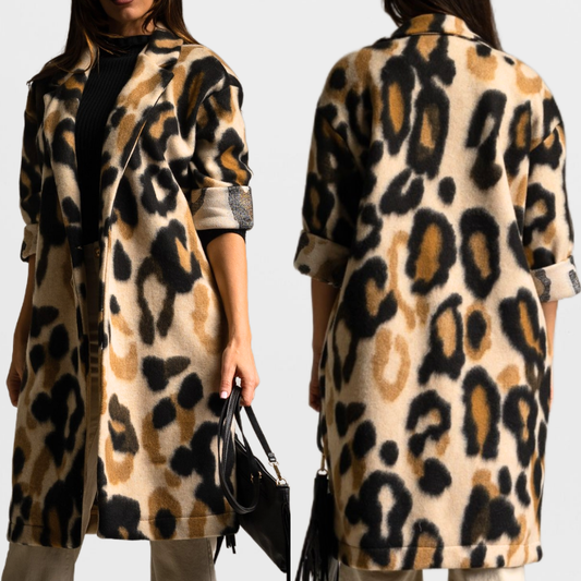 Rebaja_ ABRIGO OVERSIZE ANIMAL PRINT "PREMIUM"